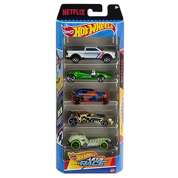 Hot Wheels 1/64 Scale Netflix Series 5-Pack Collectible Cars
